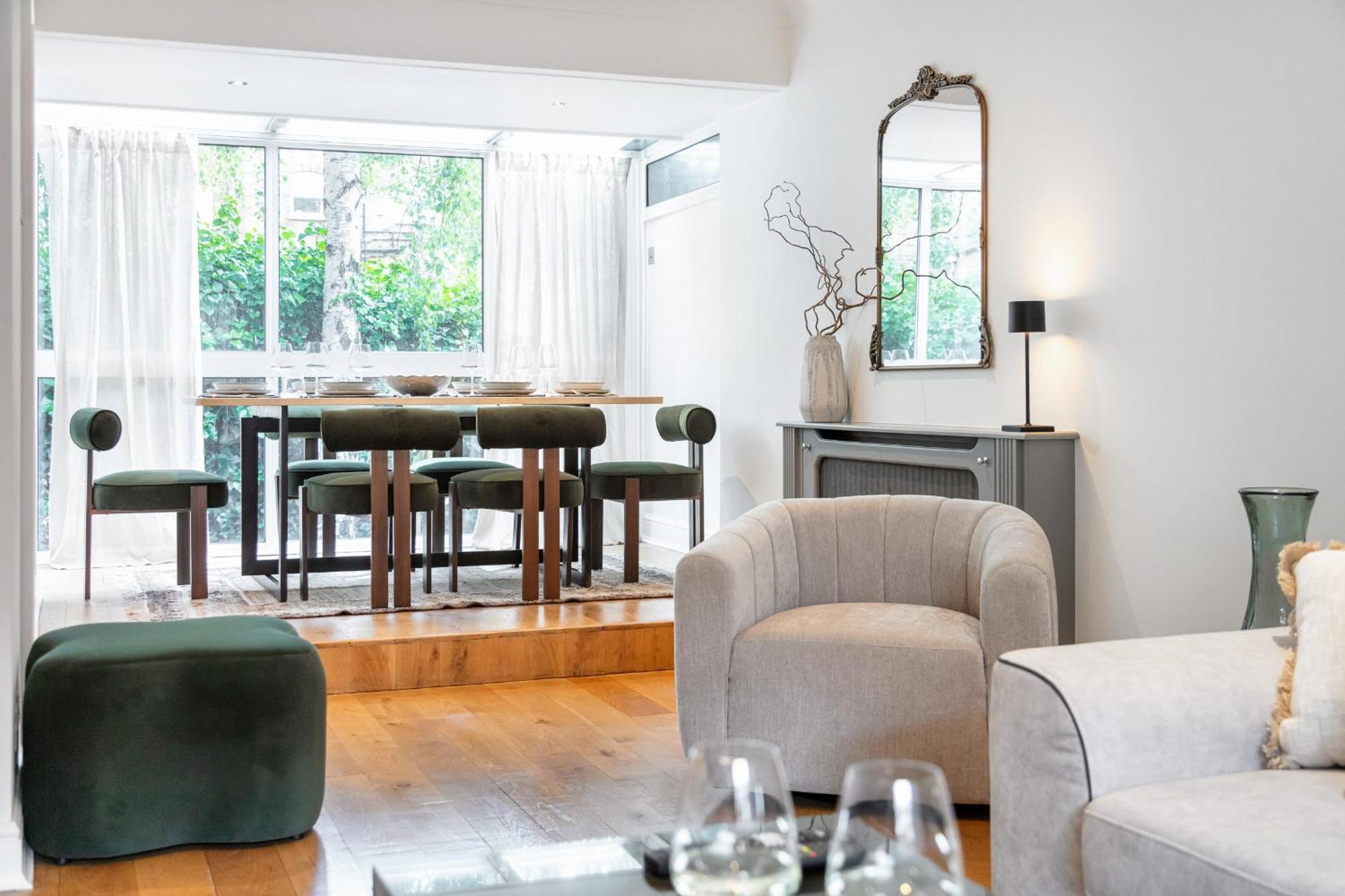 Rare 4Beds Townhouse In Kensington With Patio Villa London Bagian luar foto