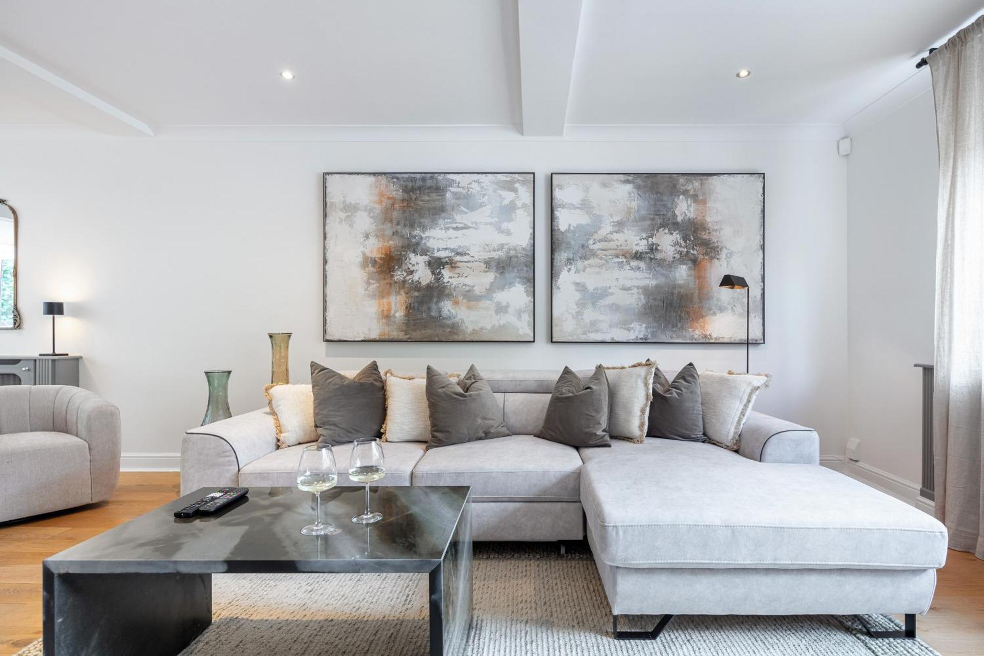 Rare 4Beds Townhouse In Kensington With Patio Villa London Bagian luar foto