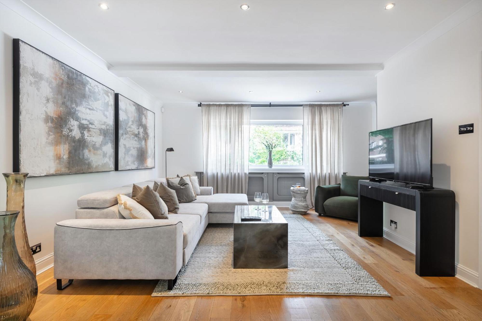 Rare 4Beds Townhouse In Kensington With Patio Villa London Bagian luar foto